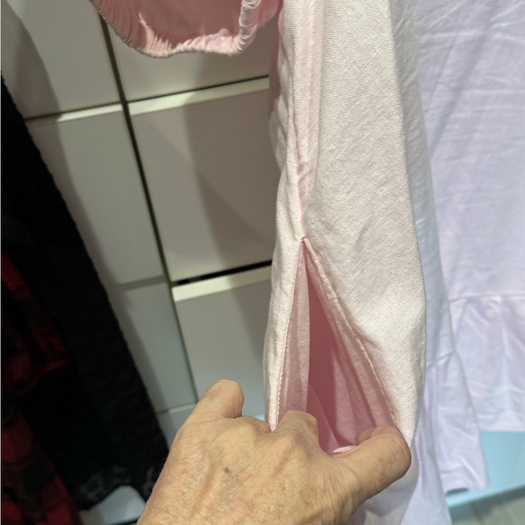 Pink Ruffled Button-Down Dress - Picture 4 of 4